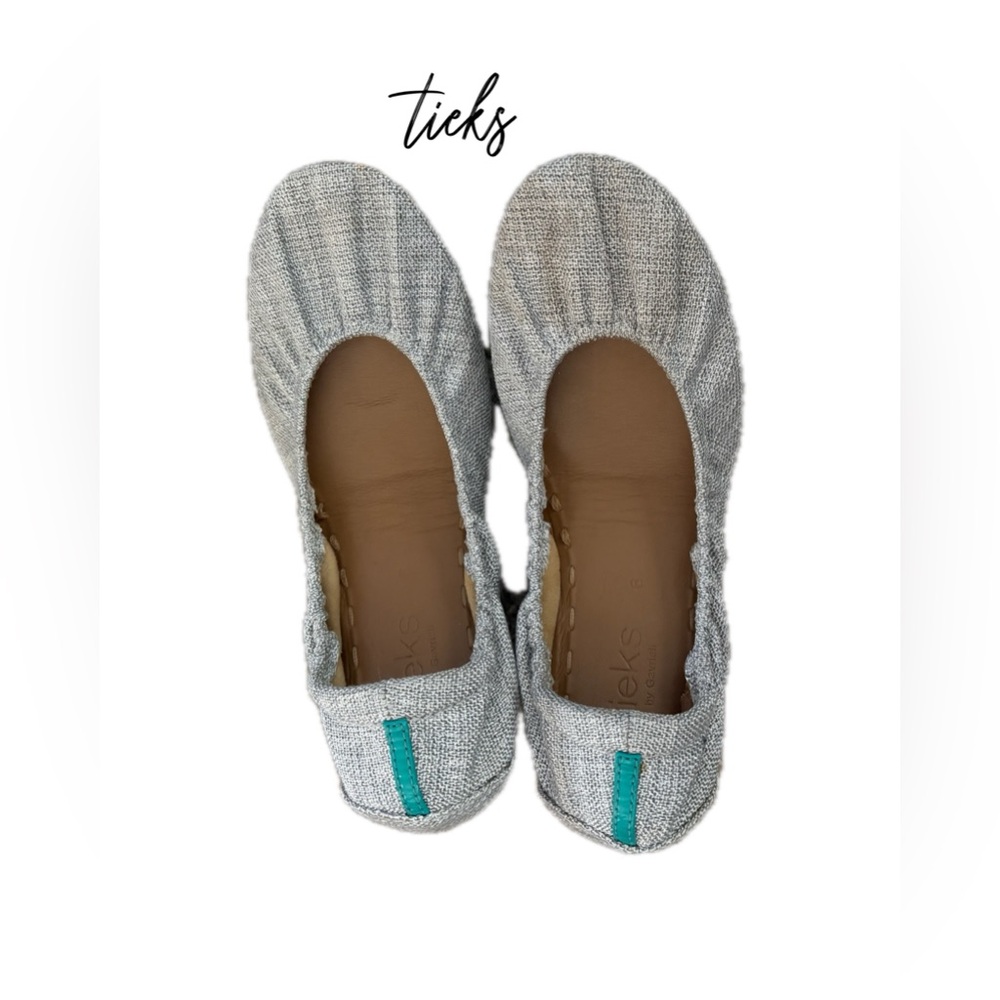 Tieks Light Gray Women's Flats